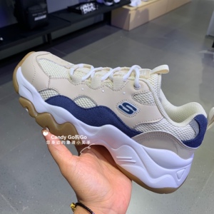 Skechers斯凯奇林允同款女鞋熊猫鞋149094增高休闲老爹鞋88888210