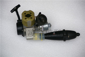 15级甲醇发动机车模船模微型 带手拉底座离合器排气管 微型
