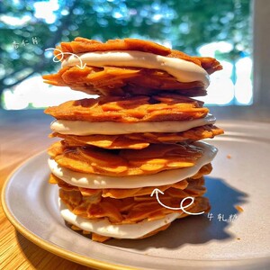 厦门特产网红杏仁软心酥香葱牛轧饼雪花燕麦夹心牛轧糖饼干坚果饼