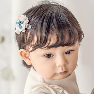 韩国女宝宝发夹婴儿发卡小卡子头饰婴幼儿公主小童1-2-3岁一岁