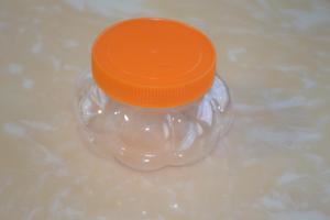 南瓜塑料瓶透明密封塑料罐子食品罐头瓶 包装盒瓶子厂家直销橘