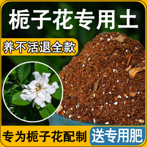 栀子花专用土酸性花土壤盆栽养花室内肥料透气红土家用通用营养土