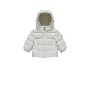 moncler 23秋冬 儿童男童婴儿小童连帽鹅绒白色羽绒服外套 eric