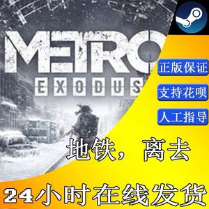 PC正版steam地铁离去Metro Exodus枪战动作游戏国区cdkey激活码