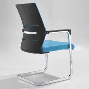 弓型简约电脑椅会议室椅办公椅扶手椅金属学生凳培训椅员工用椅