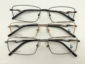 US polo assn美国马球协会 保罗 纯钛超轻眼镜架 7100022