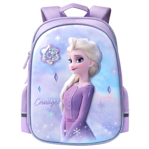 冰雪奇缘小学生书包一年级女童双肩背包爱莎公主7生日礼物迪士尼