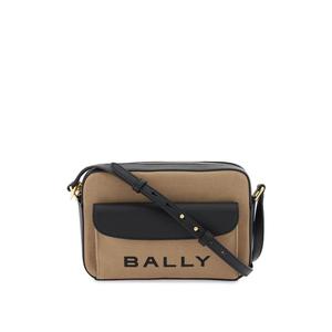 海外代购 Bally 巴利女士包袋专柜正品24新款时尚帆布撞色单肩包