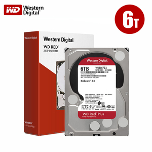正品WD/西部数据WD60EFPX 6tb红盘Plus网络存储6t机械垂直NAS硬盘