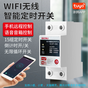 WIFI定时开关手机远程控制无线遥控开关路灯时控水泵增氧机4G网络