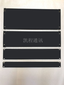 1u-6u机柜挡板光纤配线柜盲板机房布线空白假面板 盖板背板封口板