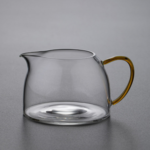 品德坊加厚公道杯耐高温玻璃分茶器茶滤一体过滤公杯茶海茶具配件
