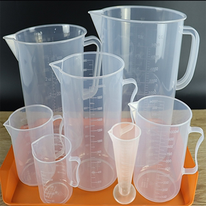 大容量奶茶工具5000ml烘焙量杯塑料带刻度冷水壶量筒奶茶店量水桶