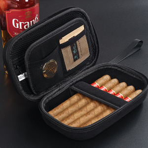 高端雪茄保湿袋便携8支装收纳包多功能古巴雪茄香姻套装工具配件
