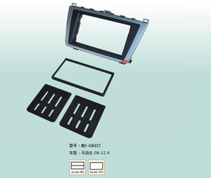 马自达6睿翼音响主机改装面板/车载DVD导航面框/中控配件支架