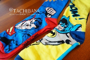 DC漫画电影周边蝙蝠侠超人蝙超batman袜子Superman男女长袜