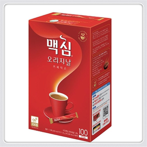 麦馨红原味三合一速溶咖啡韩国进口麦馨Maxim100条礼盒装麦可馨