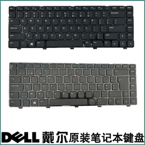 适戴尔 Inspiron14r 3437 5437  14-5421 v2421 3421笔记本键盘