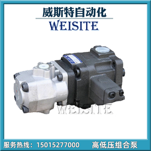 高低压组合泵VP-SF-40-D双联液压叶片式油泵PA+HGP2A压力切换
