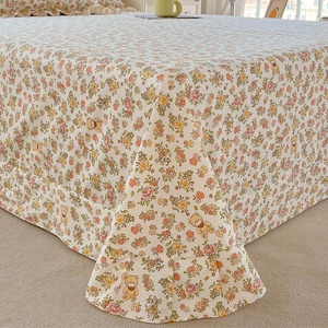 韩版全棉床单单件100%纯棉被单圆角花边1.5米床1.8m加大2.0双人床