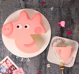 小猪佩琪慕斯圈小猪佩奇蛋糕模具网红猪猪模具乔治提拉米苏模具