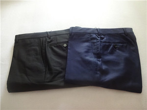 蓝豹西裤 黑色净面和深蓝色净面  修身和超修身 高端全羊毛 小码