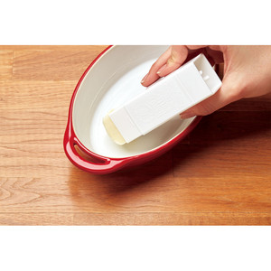 日本制KOKUBO直立式黄油涂抹棒器小块黄油收纳盒纳豆同款牛油棒