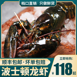 加拿大超大波士顿大龙虾鲜活冷冻特大10斤澳洲海鲜水产波龙澳龙