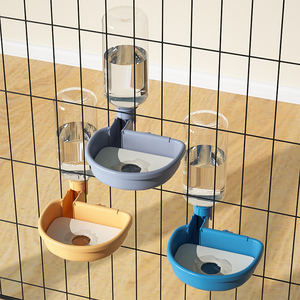 宠物悬挂式饮水机不湿嘴猫咪狗狗自动喂食器流动喂水笼子喝水水壶