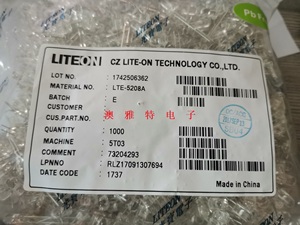 LITEON 光宝 LTE-5208A 5MM 发射管  940NM 全新现货