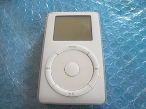 ipod 2代mp3内置硬盘10G苹果公司2002年第二代mp3收藏