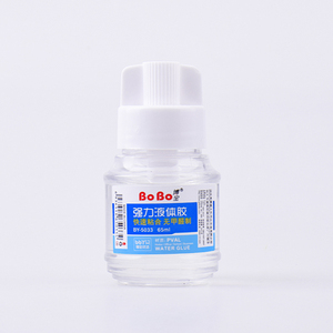 BOBO博宝BY-5033胶水 浆糊特浓特粘胶水 带刷简便型胶水65ML