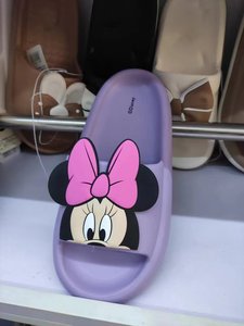 诺一正品授权迪士尼凉拖鞋女士夏季居家室内软底可爱卡通米奇浴室