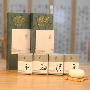 新茶绍兴特产明前绿茶贡熙一级平水日铸茶小野的茶100g礼盒装