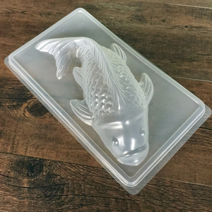 塑料PP鱼形模 耐高温点心果冻布丁年糕鲤鱼模具 DIY烘焙用具