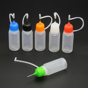 彩色盖PE分装瓶加油瓶10ML毫升尖嘴瓶软瓶针孔注油瓶液体挤压瓶
