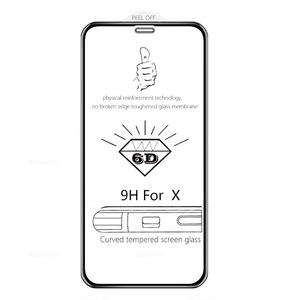 适用于苹果iphone15 14pro 11pro 12pro Xs 13promax XR 15plus全屏覆盖曲面玻璃贴高铝防爆6D冷雕手机钢化膜