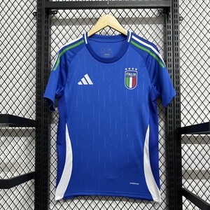 正品Adidas2024欧洲杯意大利球衣基耶萨巴雷拉雷特吉短袖训练服
