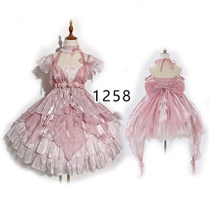 ZY-1258 可爱小仙女仙气飘飘连衣裙纸样 1比1服装裁剪图纸 萝莉裙