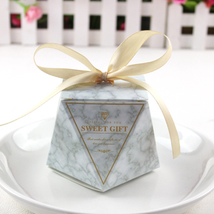 新钻石形结婚礼喜糖盒子个性创意结婚用品森欧式礼盒喜糖礼盒批發