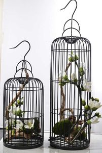 欧式铁艺鸟笼装饰摆件婚庆活动装饰道具橱窗摆件样板房软装摆件