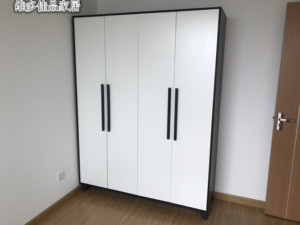 黑白衣柜 板式衣柜 两门三门四门衣柜 0.8/1.2米等平开门衣柜
