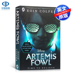 英文原版 Artemis Fowl 阿特米斯的奇幻历险 儿童神秘幻想侦探小说故事读物书 电影 周边