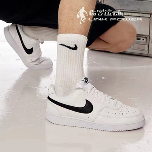 耐克男鞋Nike COURT简版空军全白运动休闲低帮板鞋CD5463-100/101