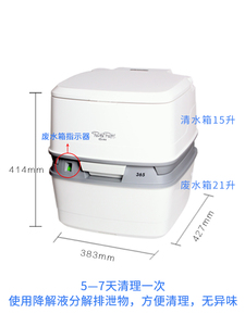 赛特福德房车载马桶移动坐便器进口便携式粉碎马桶室内防臭PPQ365