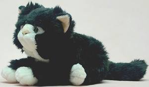 （定做）leonine仿真中华田园猫黑白警长猫毛绒玩具公仔