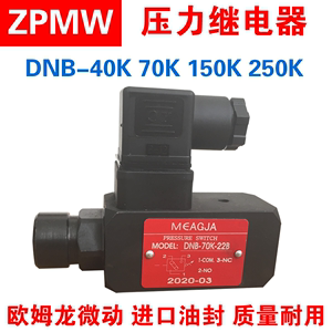 压力继电器DNB-250K 150K 70K40K-22B06iJCS-02HN液油压开关DC24V