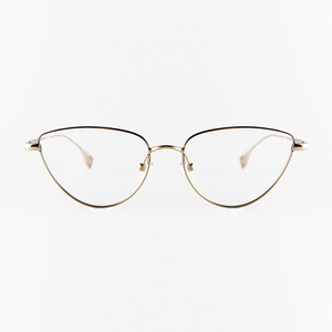称称眼镜纯钛猫眼气质可配度数眼镜架女士优雅独特新颖小众眼镜框
