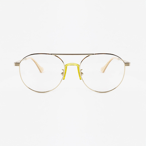 称称眼镜 单梁椭圆形飞行员眼镜框近视镜架男女可配度数2