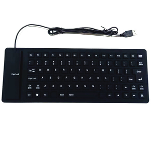 85键硅胶软键盘笔记本台式电脑通用折叠键盘 防水85键有线键盘